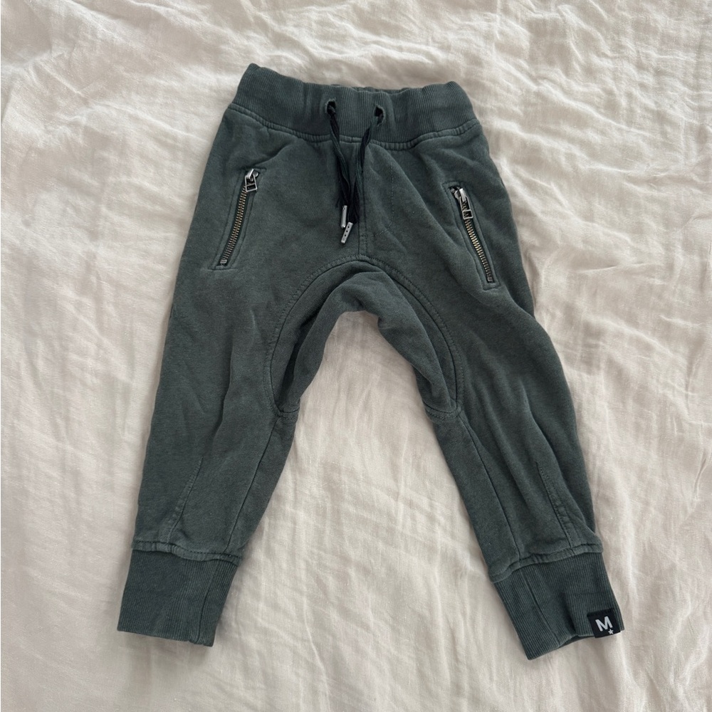 Molo Kids Green Sweatpants Size 3 Years Old